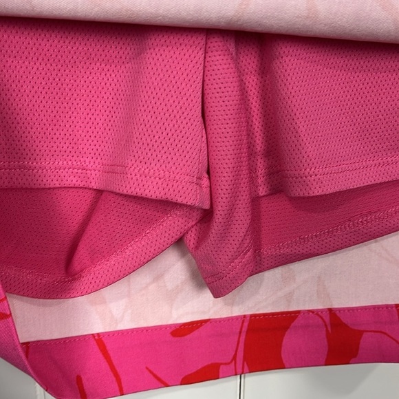 Rafaella Womens Skort L Carmine Rose Stretch Waist Pockets Viscose Blend NWT - Picture 7 of 11